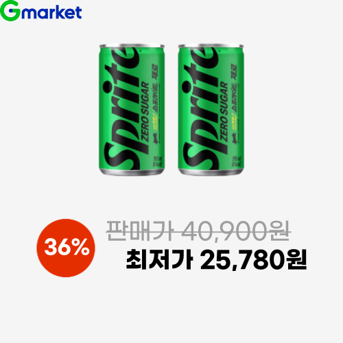 스프라이트 제로 190ml 60캔 이미지 6176