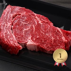 1등급 한우 등심 구이용 500g [2개] 이미지 139287642