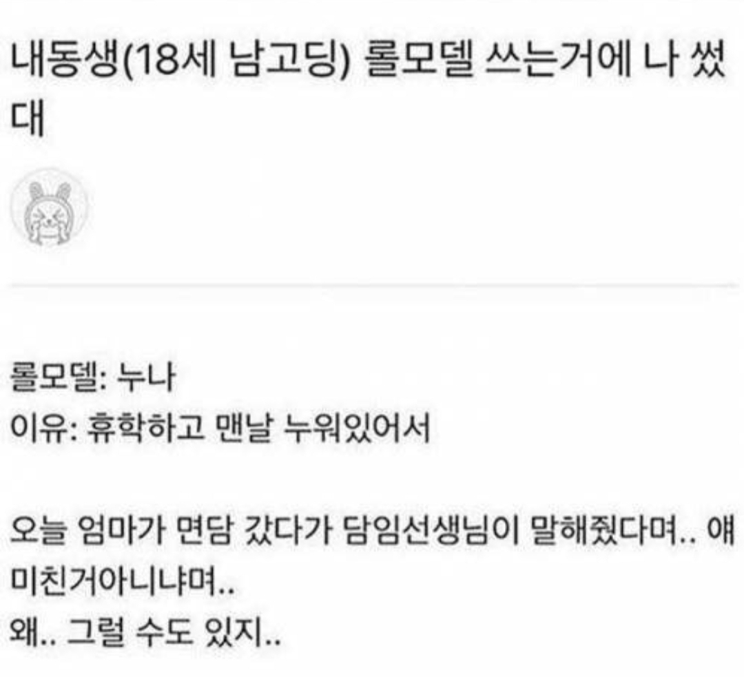 누나가 롤모델인 남동생 에누리 쇼핑지식 자유게시판