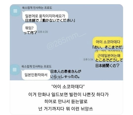 일본까지 수출 된 카톡 대화