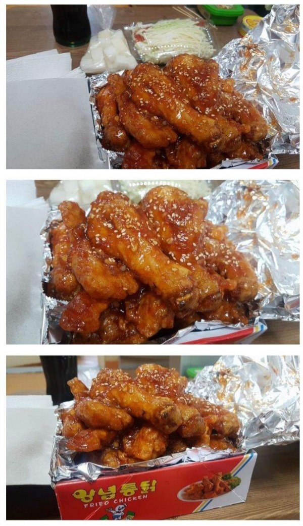 치킨 원탑 메뉴