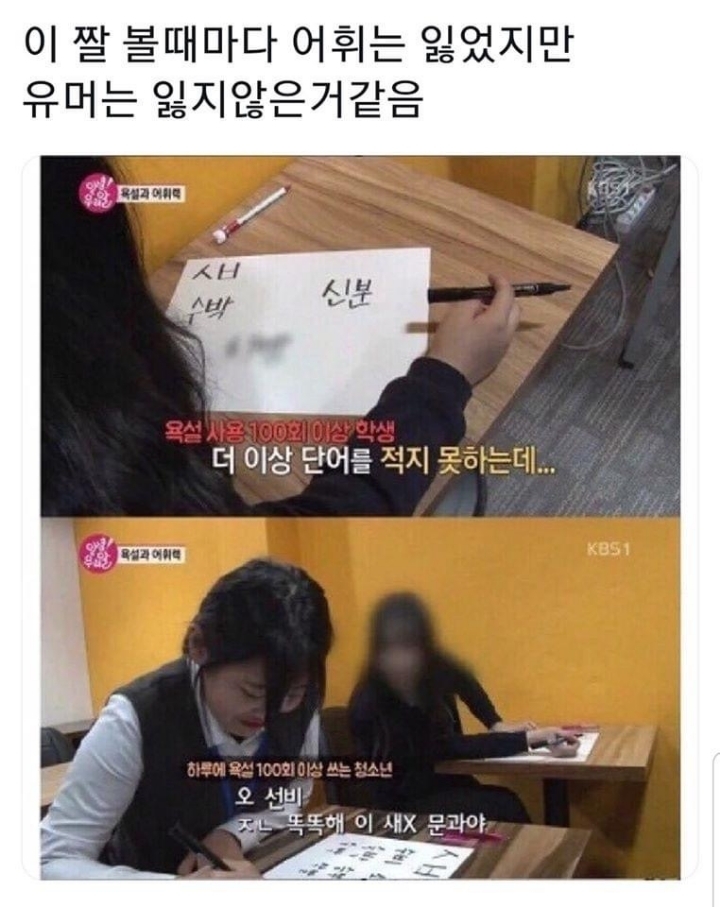 뇌를 버리고 유머를 택한 여고생