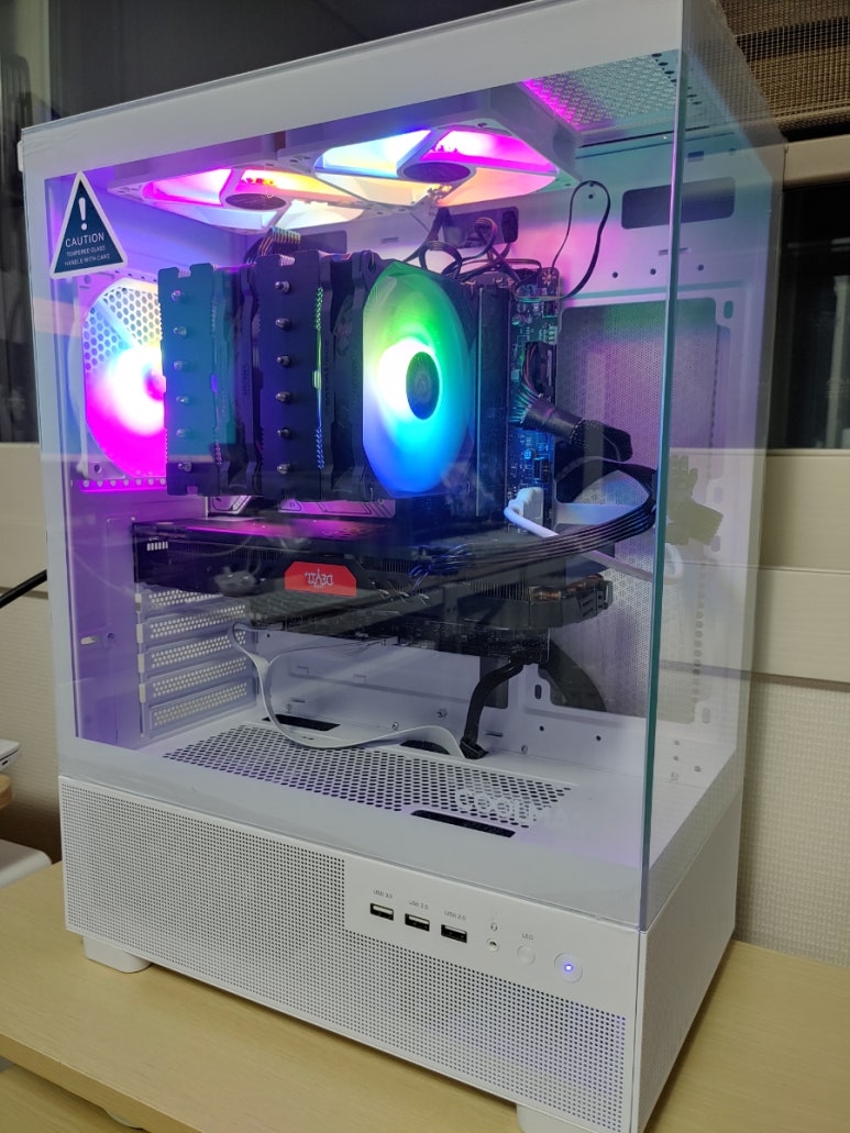 화이트 PC케이스 마이크로닉스 COOLMAX 멜로디 View 화이트 케이스 - 에누리 쇼핑지식 리뷰