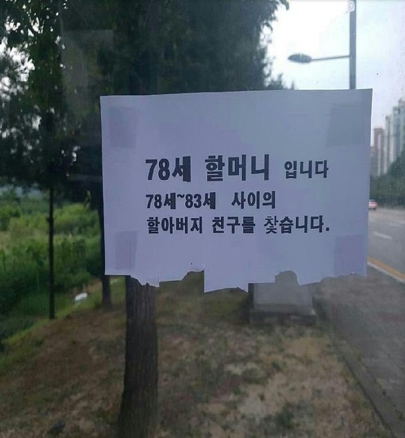 남자 친구 구인 광고낸 할머니 | 인스티즈