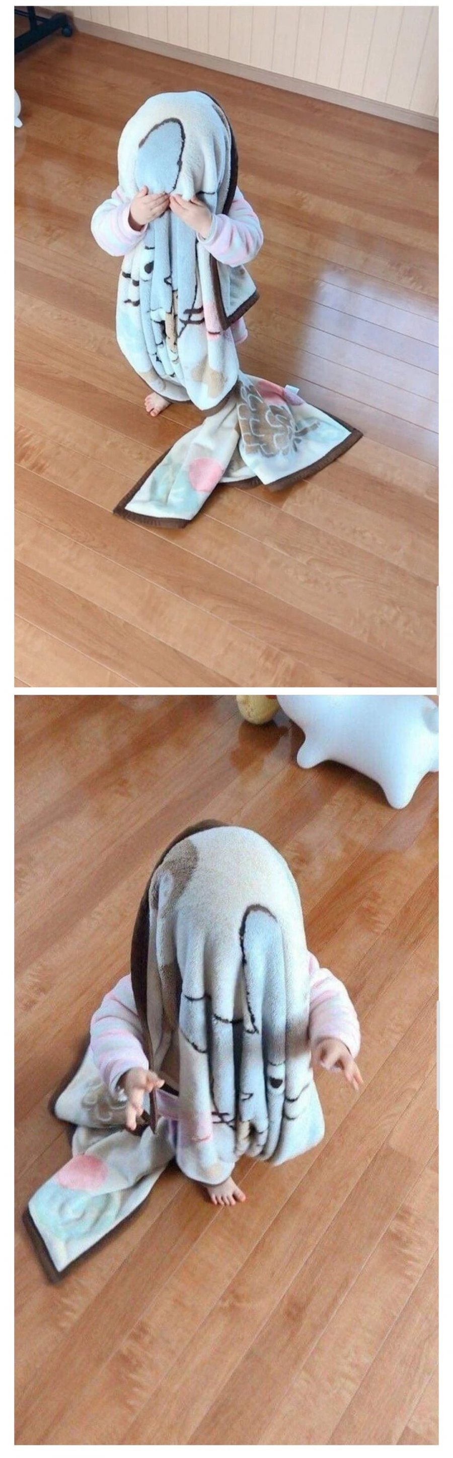 숨바꼭질 처음 해보는 아기가 숨는 방법 | 인스티즈