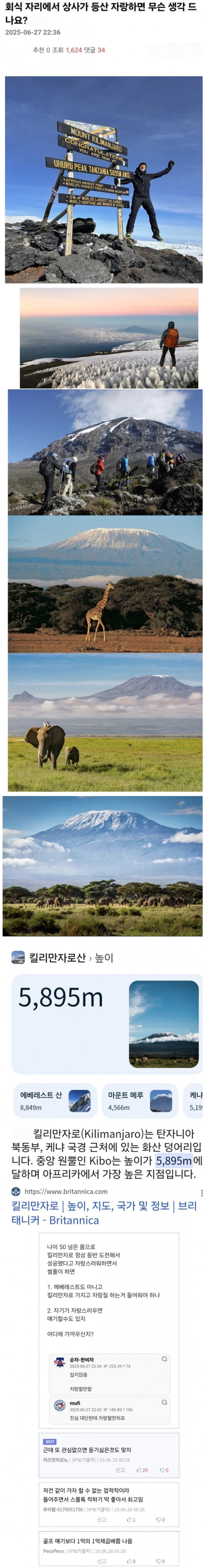 회식 자리에서 등산 경험 자랑하는 직장상사 | 인스티즈