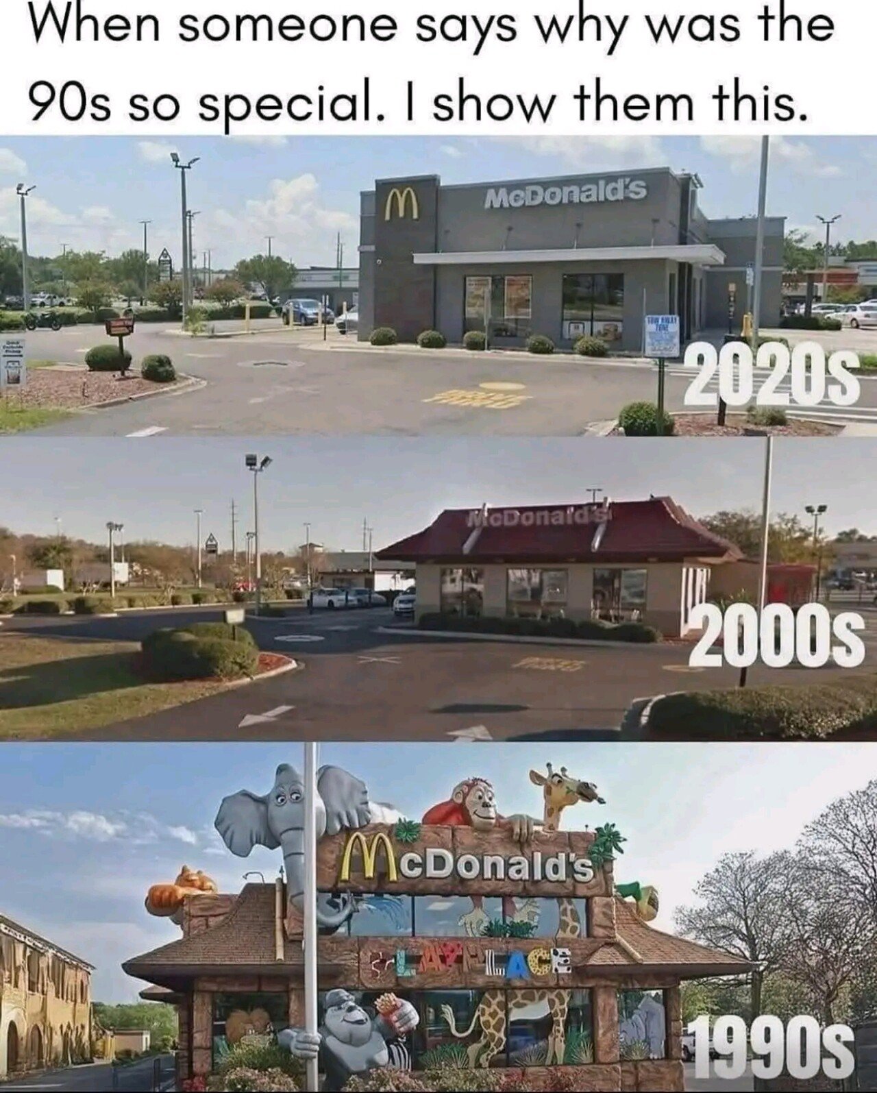 90년대에서 갈 수록 너프되어버린 미국 맥도날드 매장 - 에누리 쇼핑지식 자유게시판