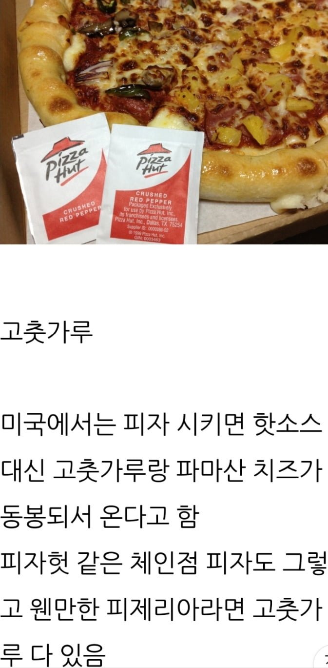 의외로 피자에 뿌려 먹으면 맛있는 것 - 에누리 쇼핑지식 자유게시판