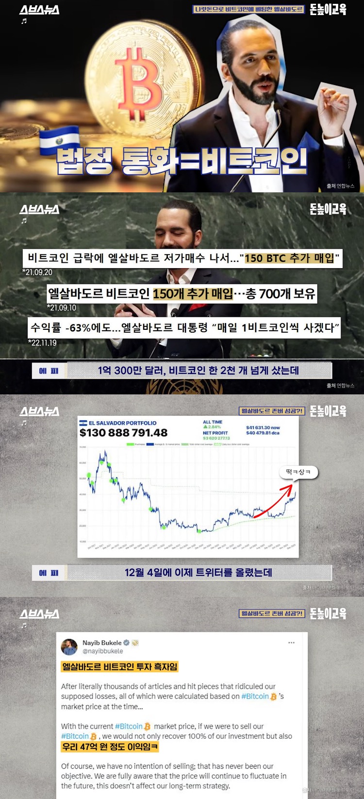 법정통화 비트코인 분노의 물타기 엘살바도르 상황 - 에누리 쇼핑지식 자유게시판