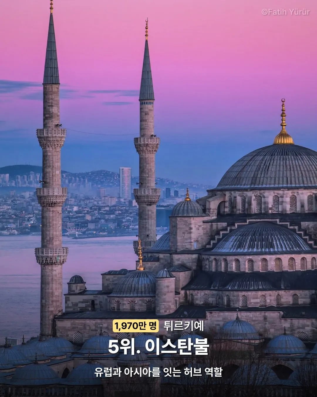 2025년 외국인 방문객 수 기준 도시 TOP 10 | 인스티즈