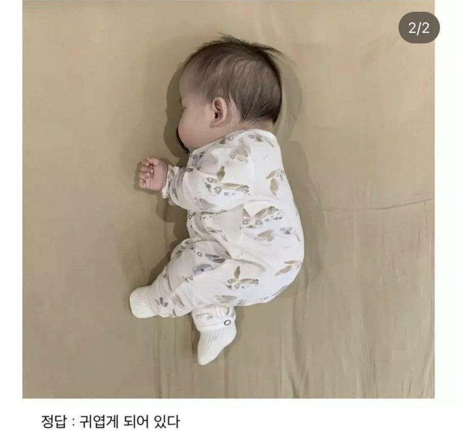 아기들이 잘때 다리는 어떻게 하고 잘까 | 인스티즈