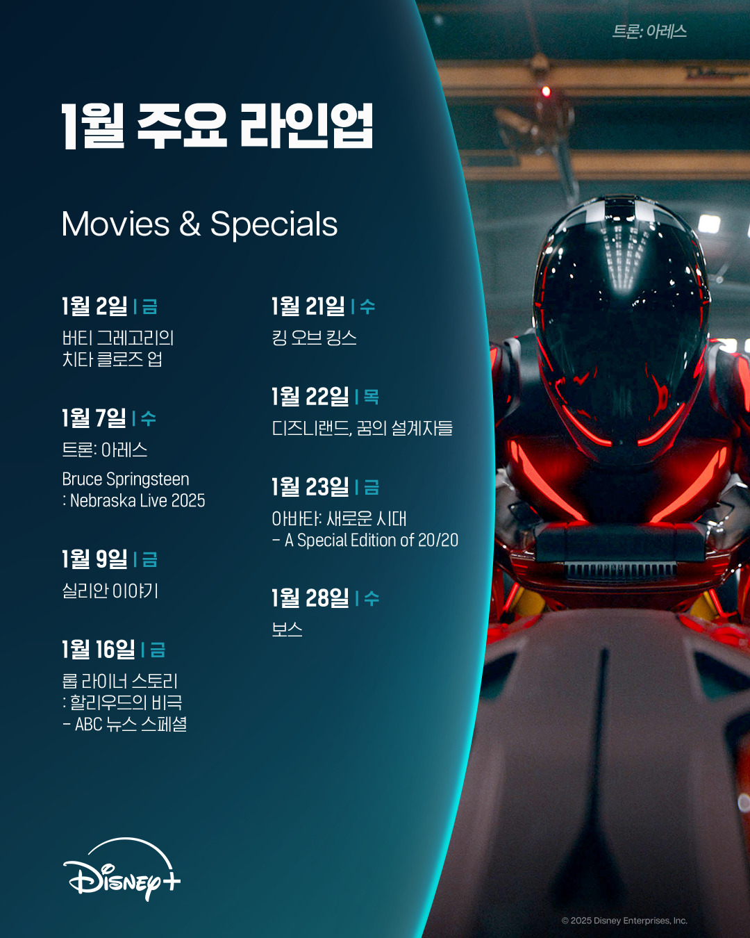 2026년 1월 디즈니플러스 신작 라인업 | 인스티즈