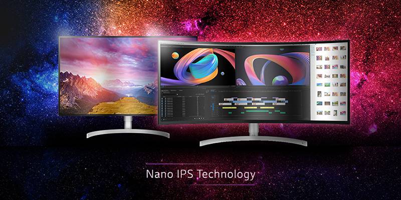 나노 IPS 패널은 LG전자에서 개발한 모니터 패널이다. 출처=LG디스플레이