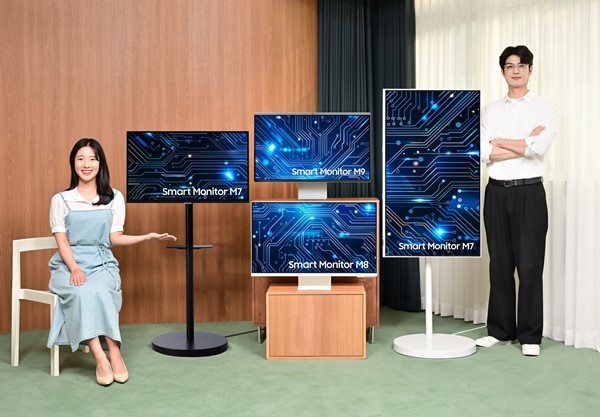 삼성전자가 2025년형 스마트모니터 신제품 3종과 무빙스탠드 신제품을 출시했다.