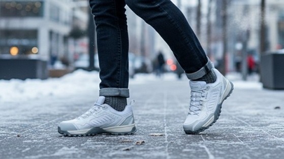 올겨울 일상에서도 착용하기 좋은 고어텍스 소재 적용 신발 / Google AI Studio 생성 이미지