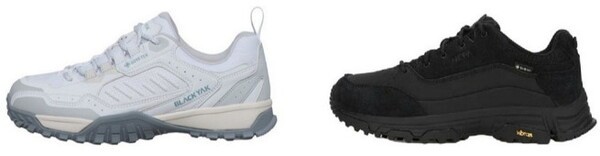 (왼쪽부터) 고어텍스 소재가 적용된 블랙야크 '요크셔 모션 GTX’, 네파 ‘노블’